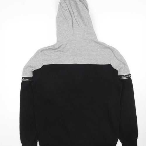 Kings Will Dream Mens Black Cotton Full Zip Hoodie Size S