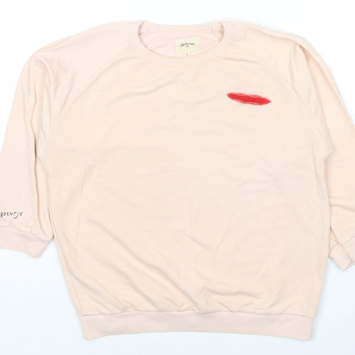 Bellerose Womens Beige Cotton Pullover Sweatshirt Size XS Pullover