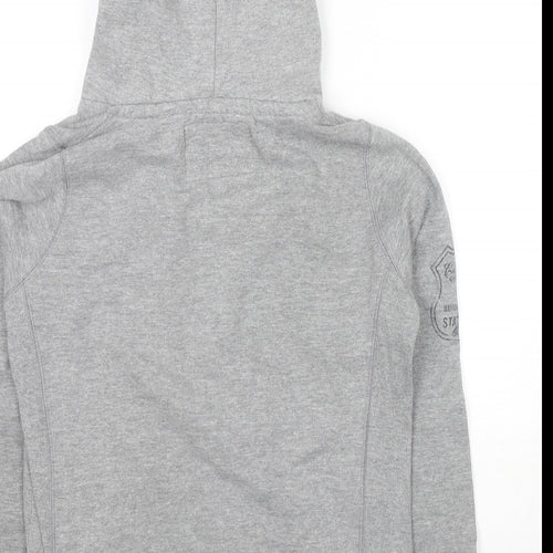 SoulCal&Co Womens Grey Cotton Pullover Hoodie Size 12 Pullover - Groveland