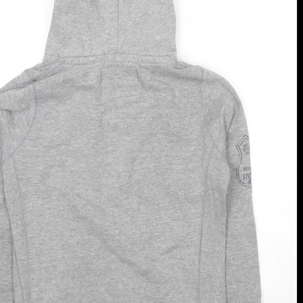 SoulCal&Co Womens Grey Cotton Pullover Hoodie Size 12 Pullover - Groveland