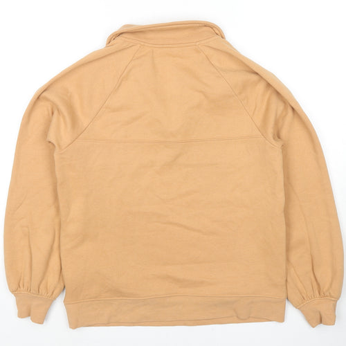 NEXT Womens Beige Cotton Pullover Sweatshirt Size XS Pullover