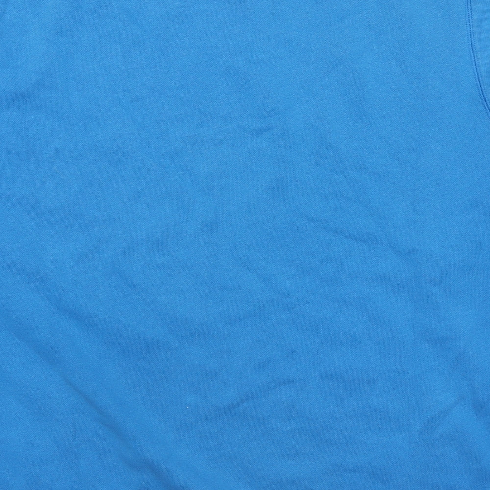 Under armour Mens Blue Cotton Pullover Sweatshirt Size XL - Logo