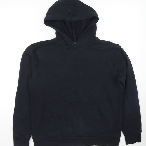 Marks and Spencer Womens Blue Cotton Pullover Sweatshirt Size S Pullover