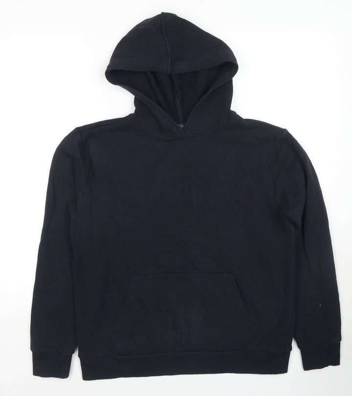 Marks and Spencer Womens Blue Cotton Pullover Sweatshirt Size S Pullover