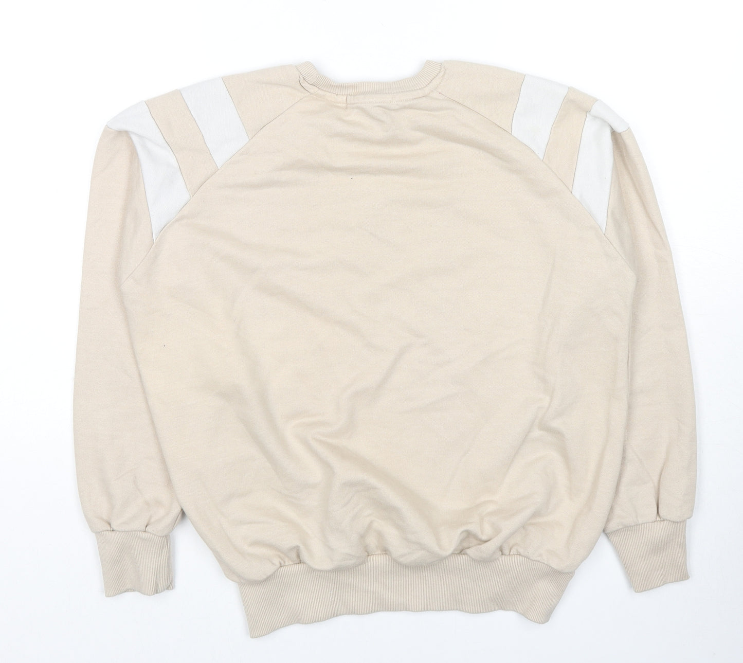 Pinky Doll Womens Beige Cotton Pullover Sweatshirt Size 8 Pullover