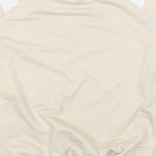 Pinky Doll Womens Beige Cotton Pullover Sweatshirt Size 8 Pullover