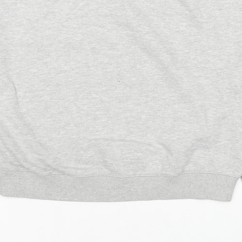 Miss Selfridge Womens Grey Cotton Pullover Sweatshirt Size 6 Pullover - Queen Bee
