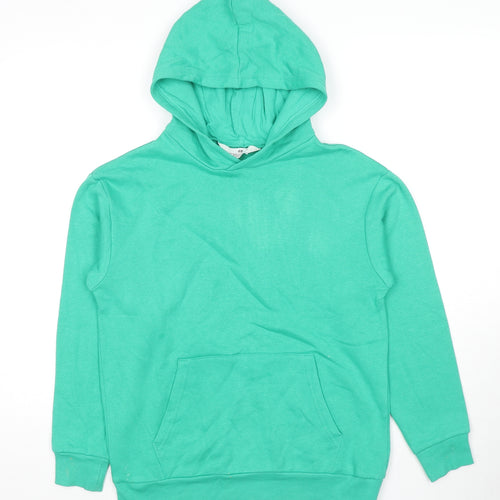 H&M Boys Green Cotton Pullover Sweatshirt Size 10-11 Years Pullover - Age 10-12 Years