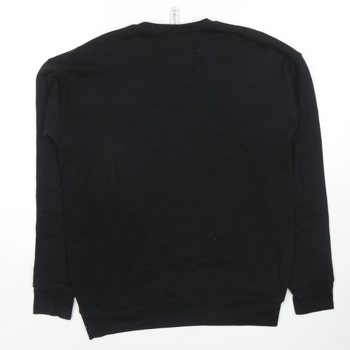 Netflix Mens Black Cotton Pullover Sweatshirt Size S - Netflix