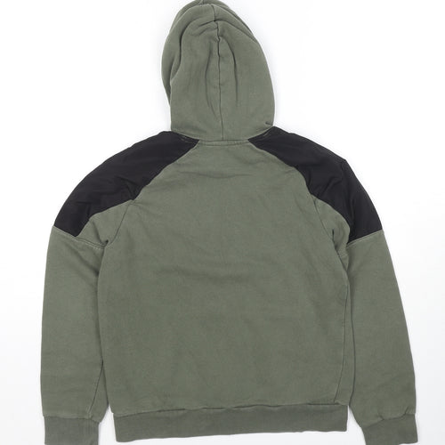 H&M Boys Green Cotton Pullover Sweatshirt Size 10-11 Years Pullover - Active Vibes Technical Age 10-12 Years