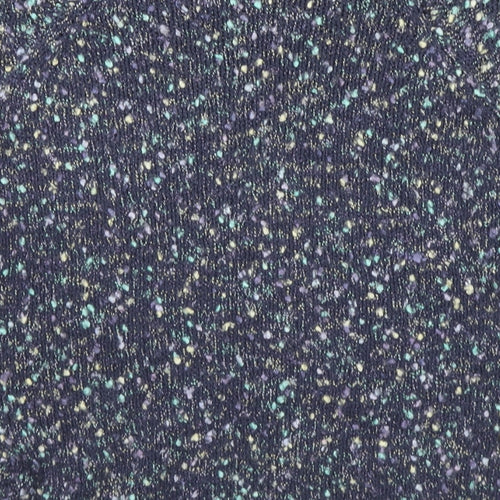 Marks and Spencer Womens Multicoloured Round Neck Cotton Pullover Jumper Size 10