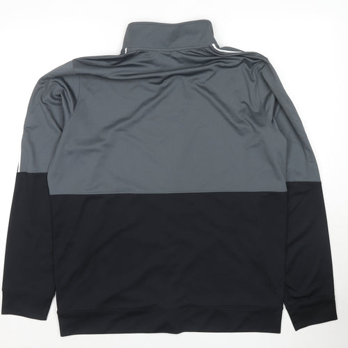 Under armour Mens Grey Polyester Full Zip Sweatshirt Size XL - Colourblock Pattern