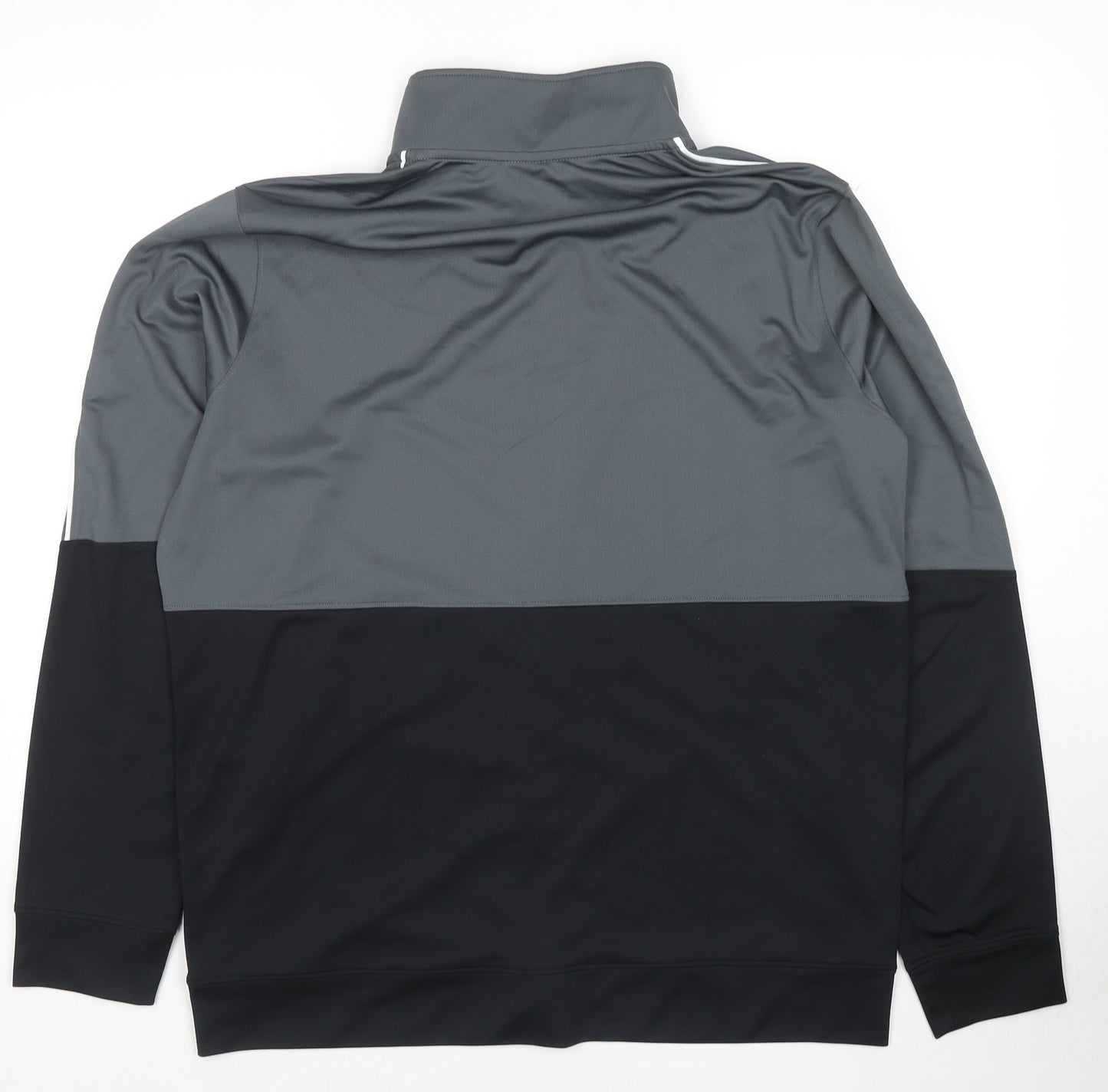 Under armour Mens Grey Polyester Full Zip Sweatshirt Size XL - Colourblock Pattern