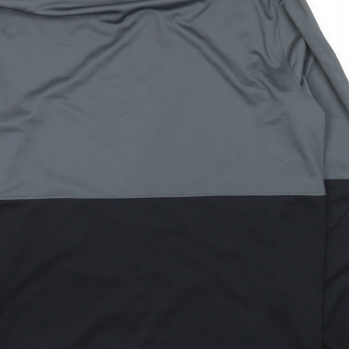 Under armour Mens Grey Polyester Full Zip Sweatshirt Size XL - Colourblock Pattern