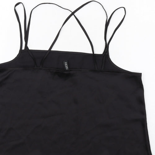 H&M Womens Black Polyester Camisole T-Shirt Size 10 Square Neck
