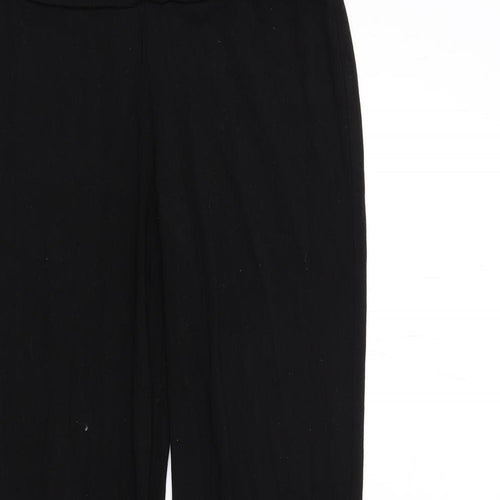 ASOS Womens Black Viscose Trousers Size 8 L33 in Regular