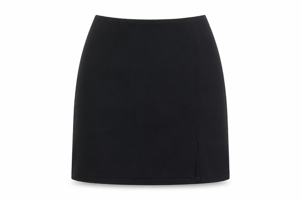Stradivarius Womens Black Viscose A-Line Skirt Size XS