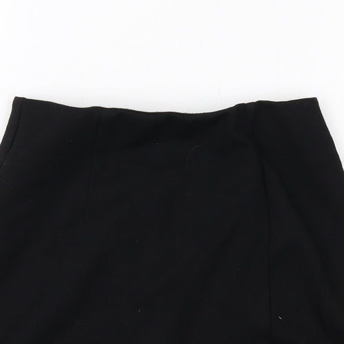 Stradivarius Womens Black Viscose A-Line Skirt Size XS