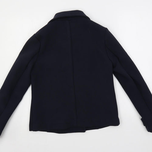 New Look Womens Blue Jacket Size 8 Button