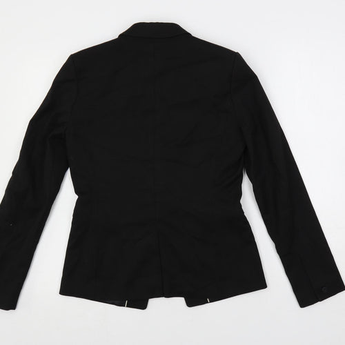 NEXT Womens Black Jacket Blazer Size 8 Button
