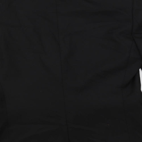 NEXT Mens Black Polyester Jacket Suit Jacket Size 40 Regular