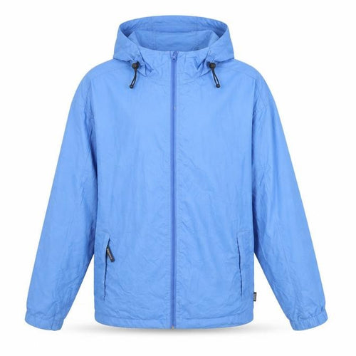 Kilim Anjaro Mens Blue Rain Coat Coat Size S Zip