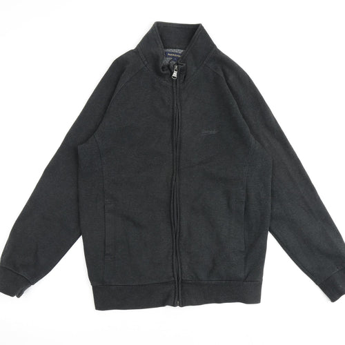 Fahrenheit Mens Grey Jacket Size L Zip
