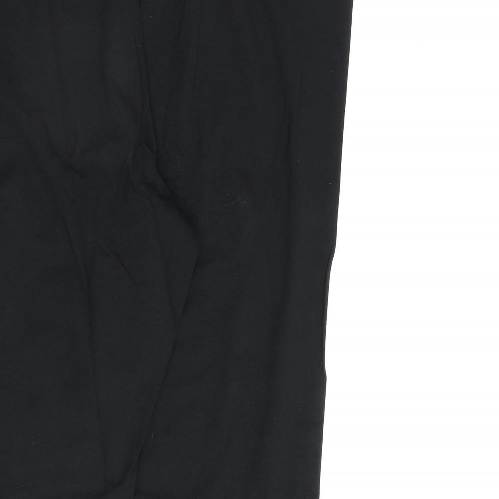 Marks and Spencer Womens Black Cotton Capri Leggings Size 20 L23 in