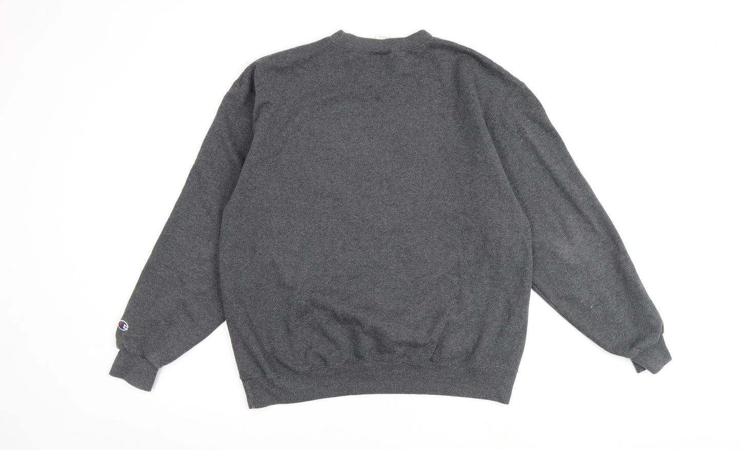 Champion Mens Grey Cotton Pullover Sweatshirt Size L