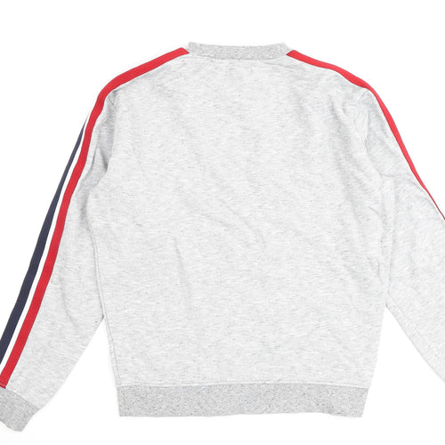 Topman Mens Grey Cotton Pullover Sweatshirt Size XS - 2xs