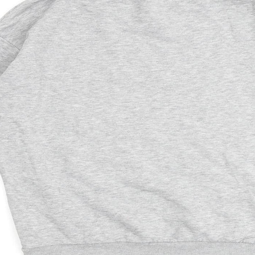 H&M Womens Grey Cotton Pullover Sweatshirt Size XS Pullover