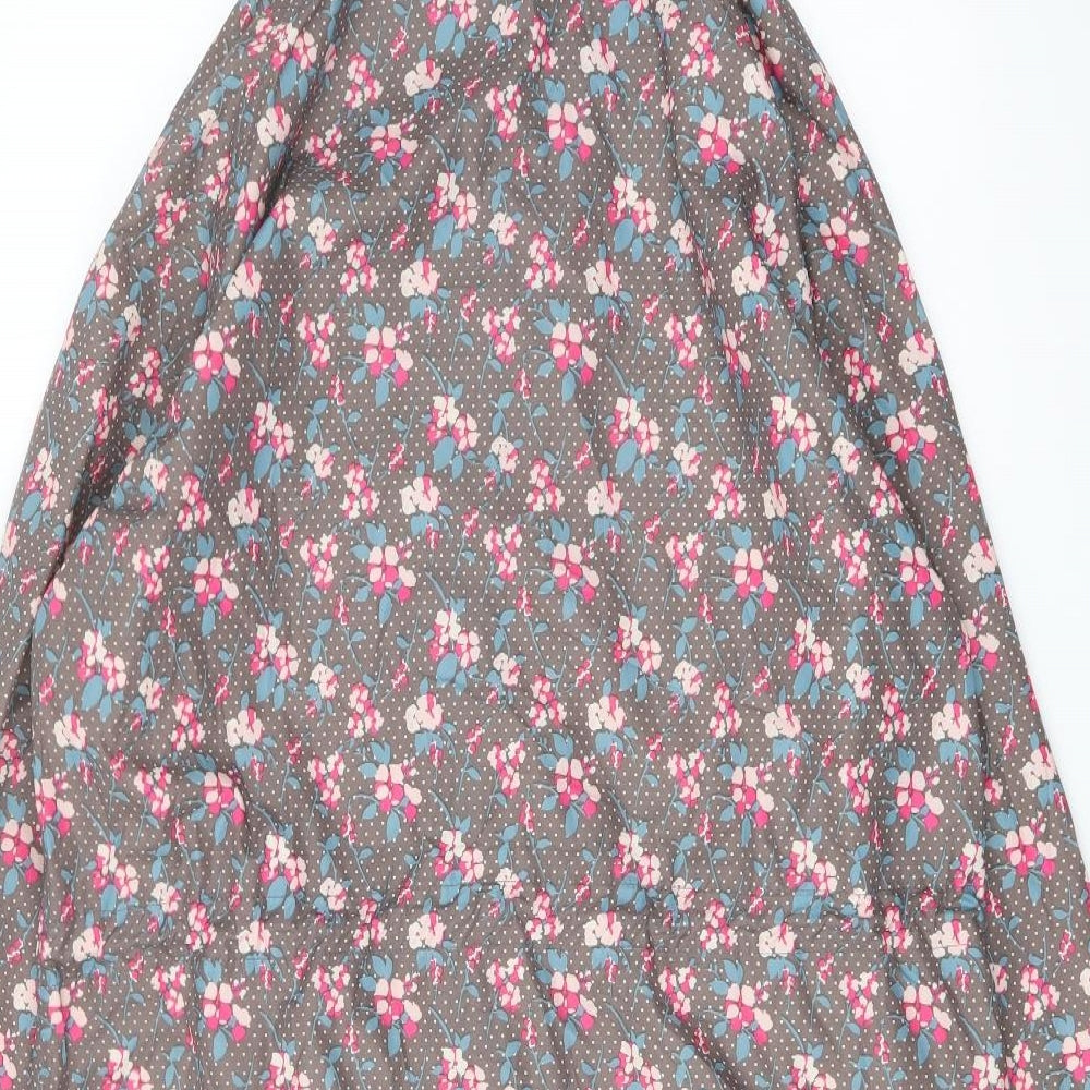 Peter Storm Womens Multicoloured Floral Rain Coat Coat Size 14 Zip