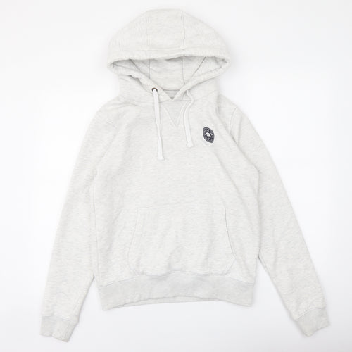 SoulCal&Co Womens Grey Cotton Pullover Hoodie Size 12 Pullover