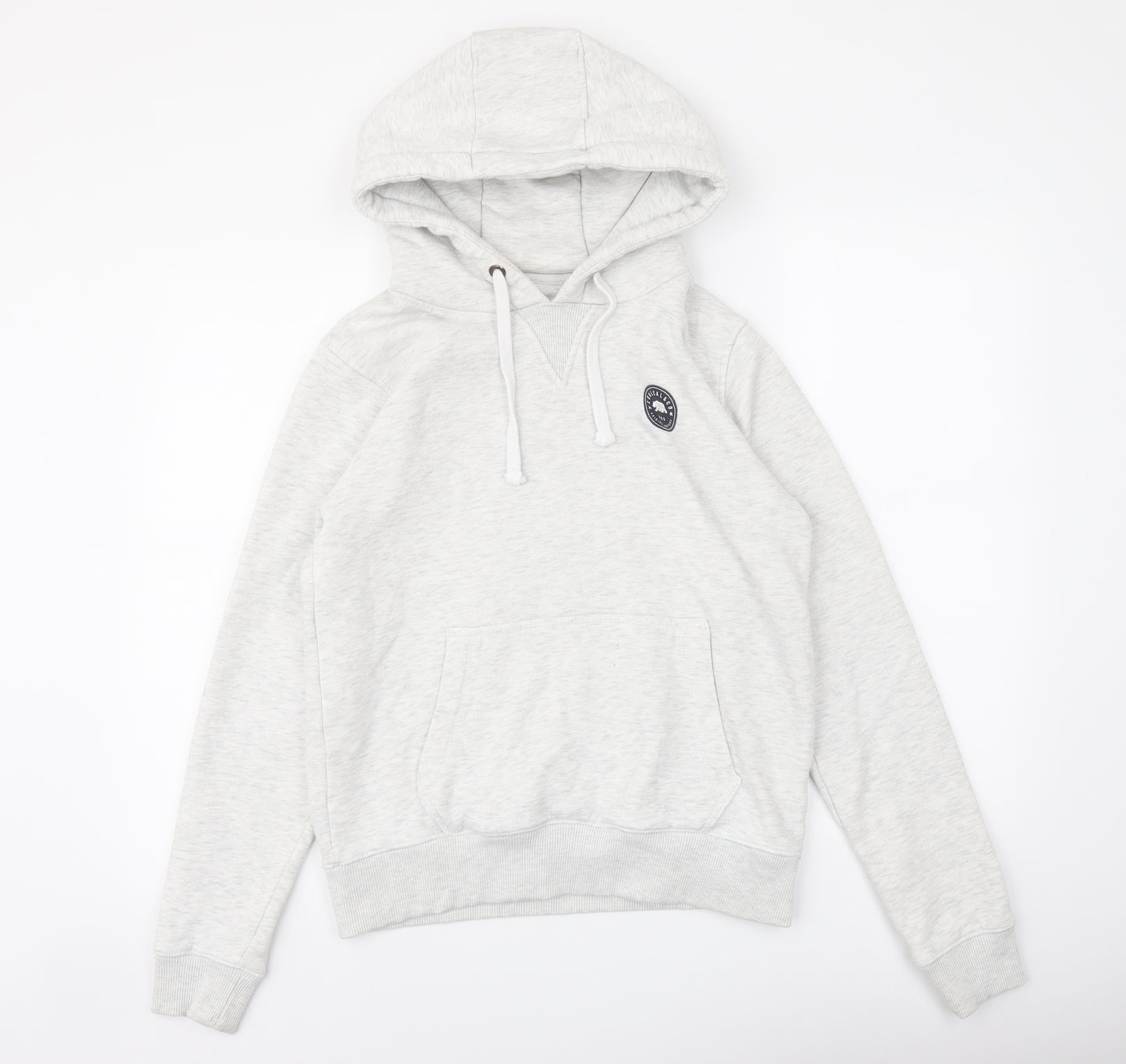 SoulCal&Co Womens Grey Cotton Pullover Hoodie Size 12 Pullover