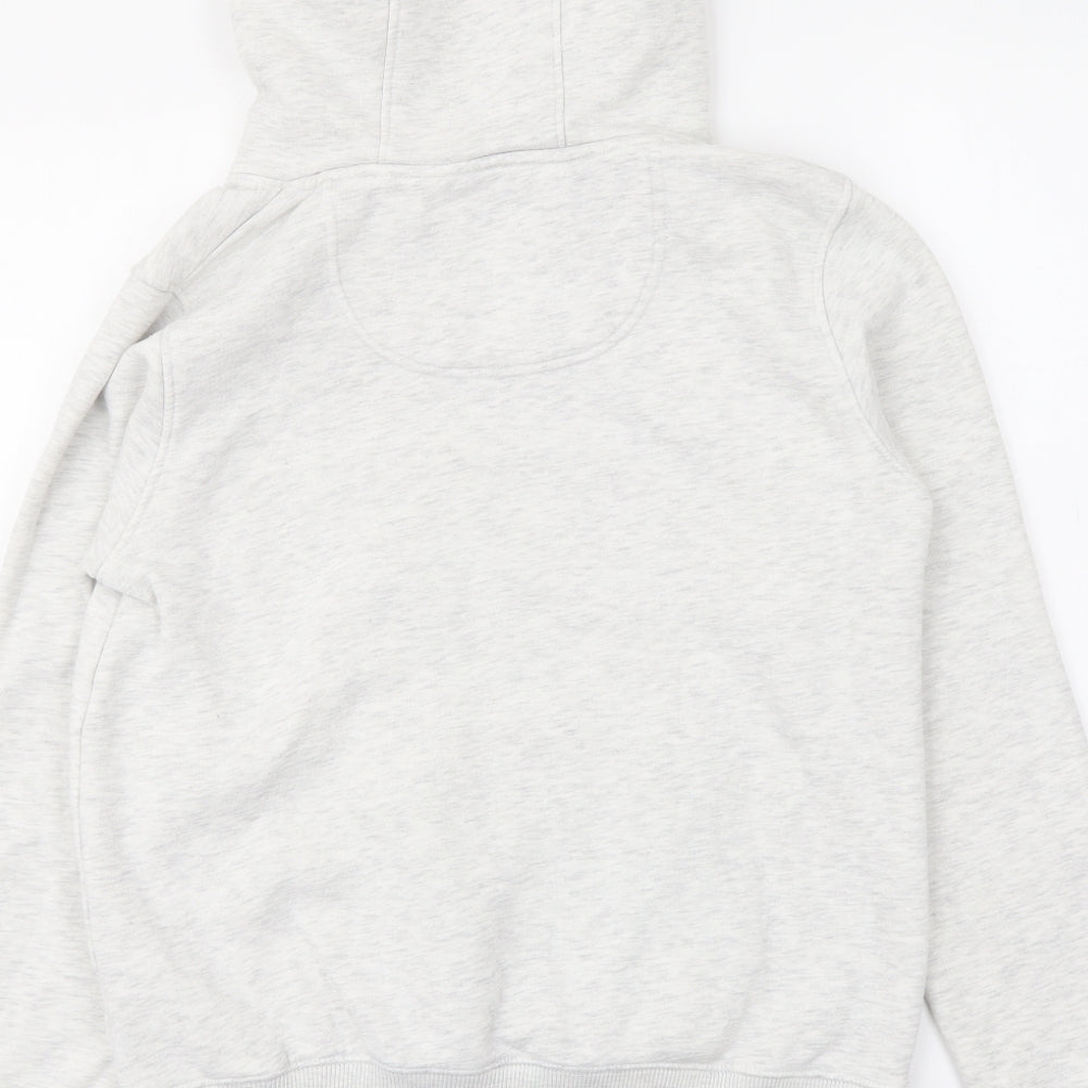 SoulCal&Co Womens Grey Cotton Pullover Hoodie Size 12 Pullover