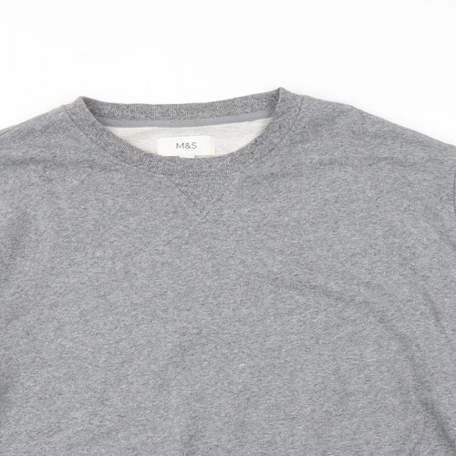 Marks and Spencer Mens Grey Camel Pullover Sweatshirt Size 4XL
