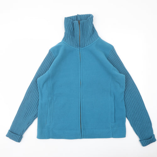 EWM Womens Blue Jacket Size 14 Zip