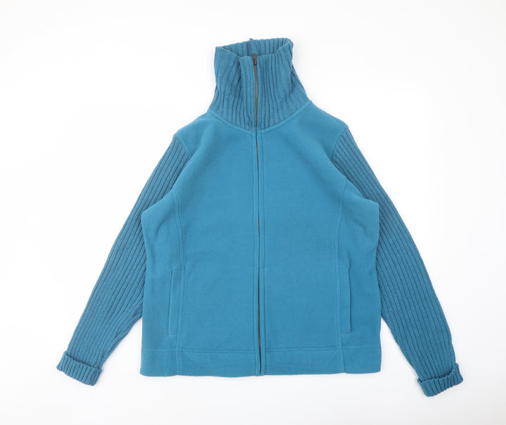 EWM Womens Blue Jacket Size 14 Zip