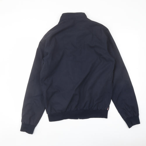 Tailored Saint Mens Blue Bomber Jacket Jacket Size S Zip