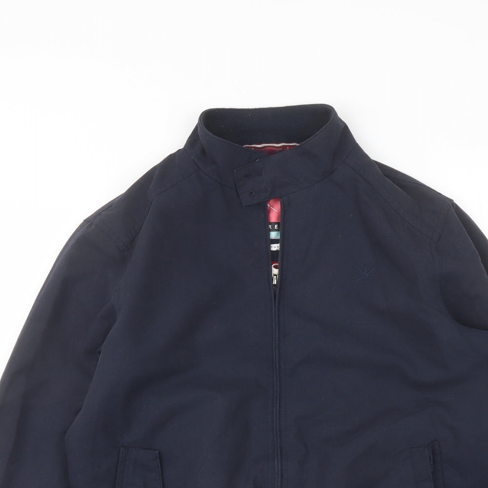Tailored Saint Mens Blue Bomber Jacket Jacket Size S Zip