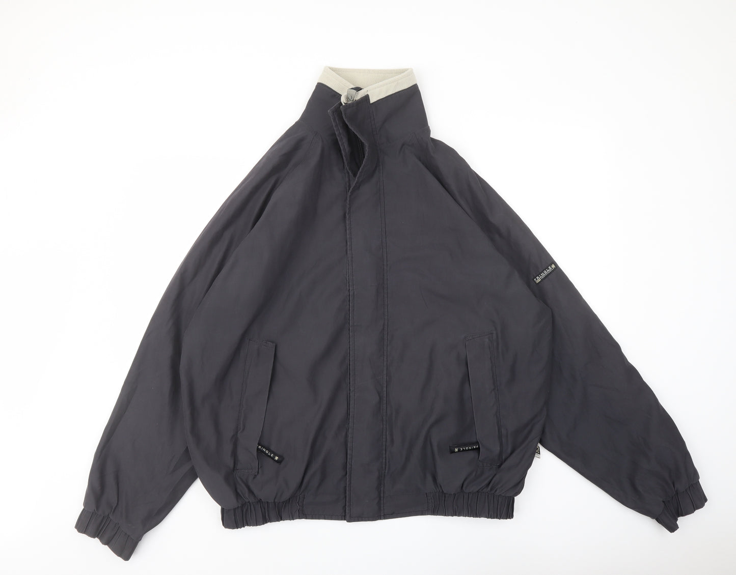 Pringle Golf Mens Grey Bomber Jacket Jacket Size M Zip