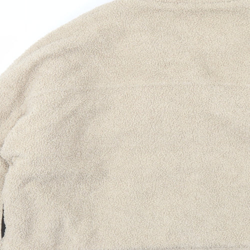 Daphnea Womens Beige Jacket Size L Button