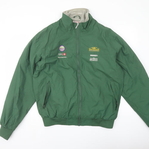 Manuel Balestra1 Mens Green Bomber Jacket Jacket Size M Zip
