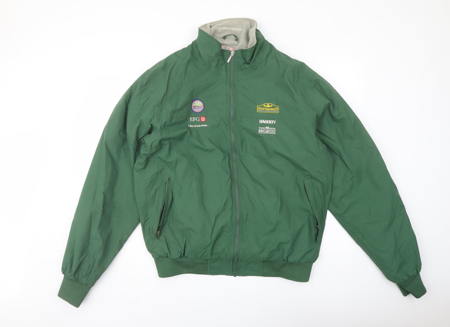 Manuel Balestra1 Mens Green Bomber Jacket Jacket Size M Zip
