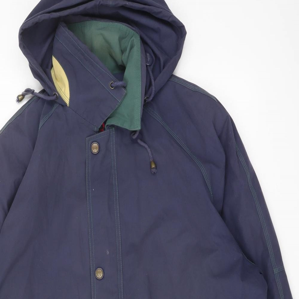 Baracuta Mens Blue Jacket Size S Zip