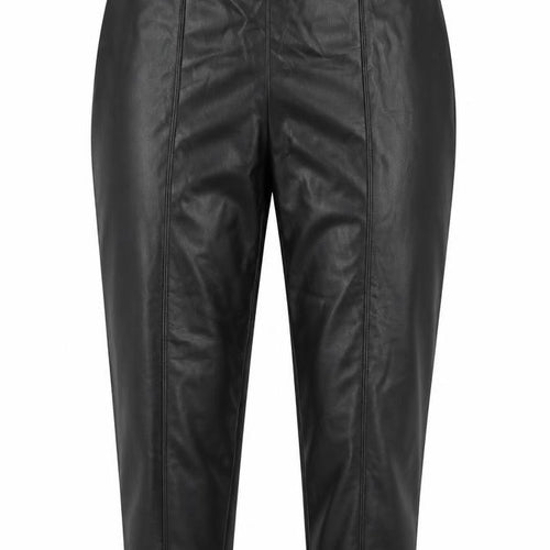 Marks and Spencer Womens Black Polyester Pedal Pusher Trousers Size 20 L24 in Regular