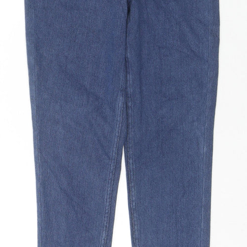 Marks and Spencer Womens Blue Cotton Jegging Jeans Size 6 L26 in Regular
