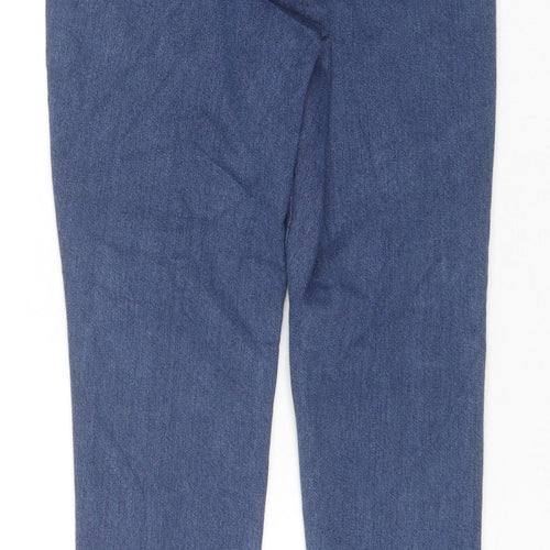 Marks and Spencer Womens Blue Cotton Jegging Jeans Size 6 L26 in Regular