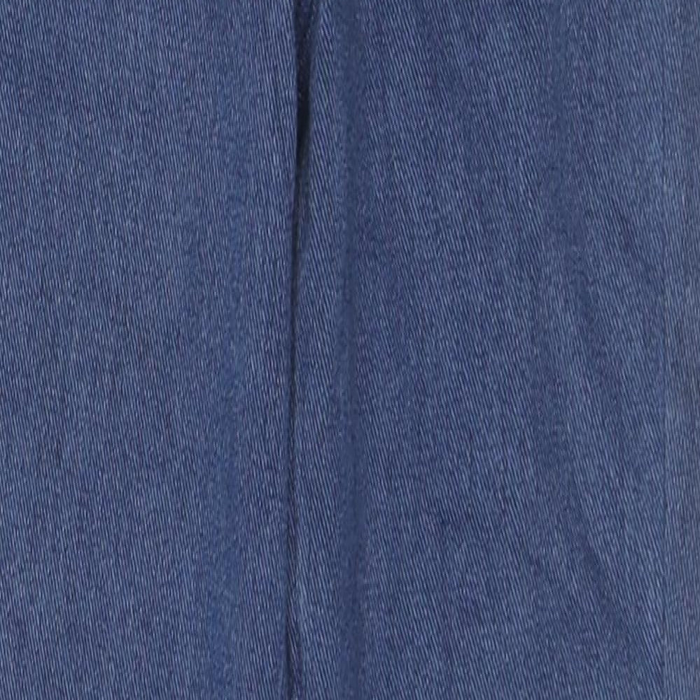 Marks and Spencer Womens Blue Cotton Jegging Jeans Size 6 L26 in Regular