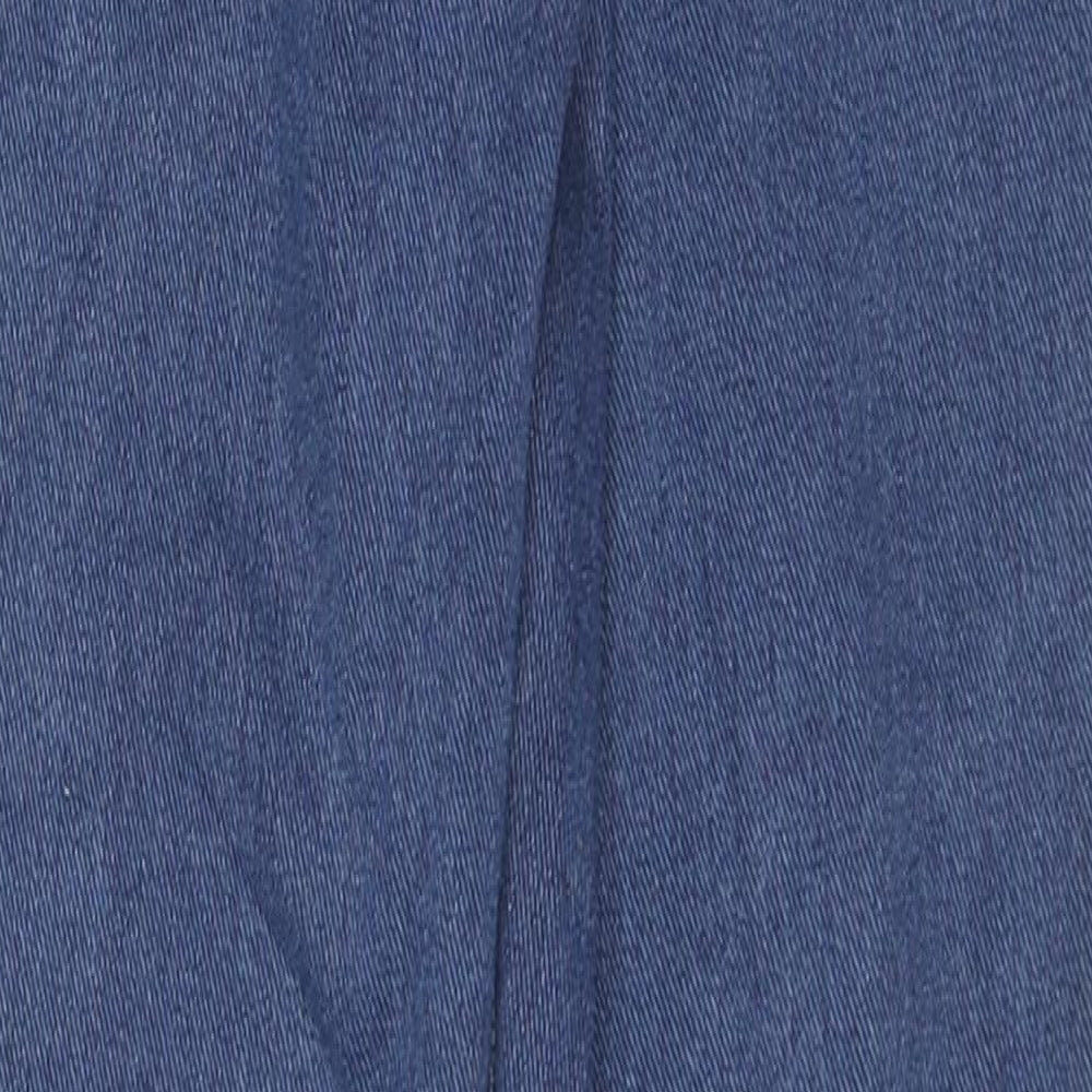 Marks and Spencer Womens Blue Cotton Jegging Jeans Size 6 L26 in Regular